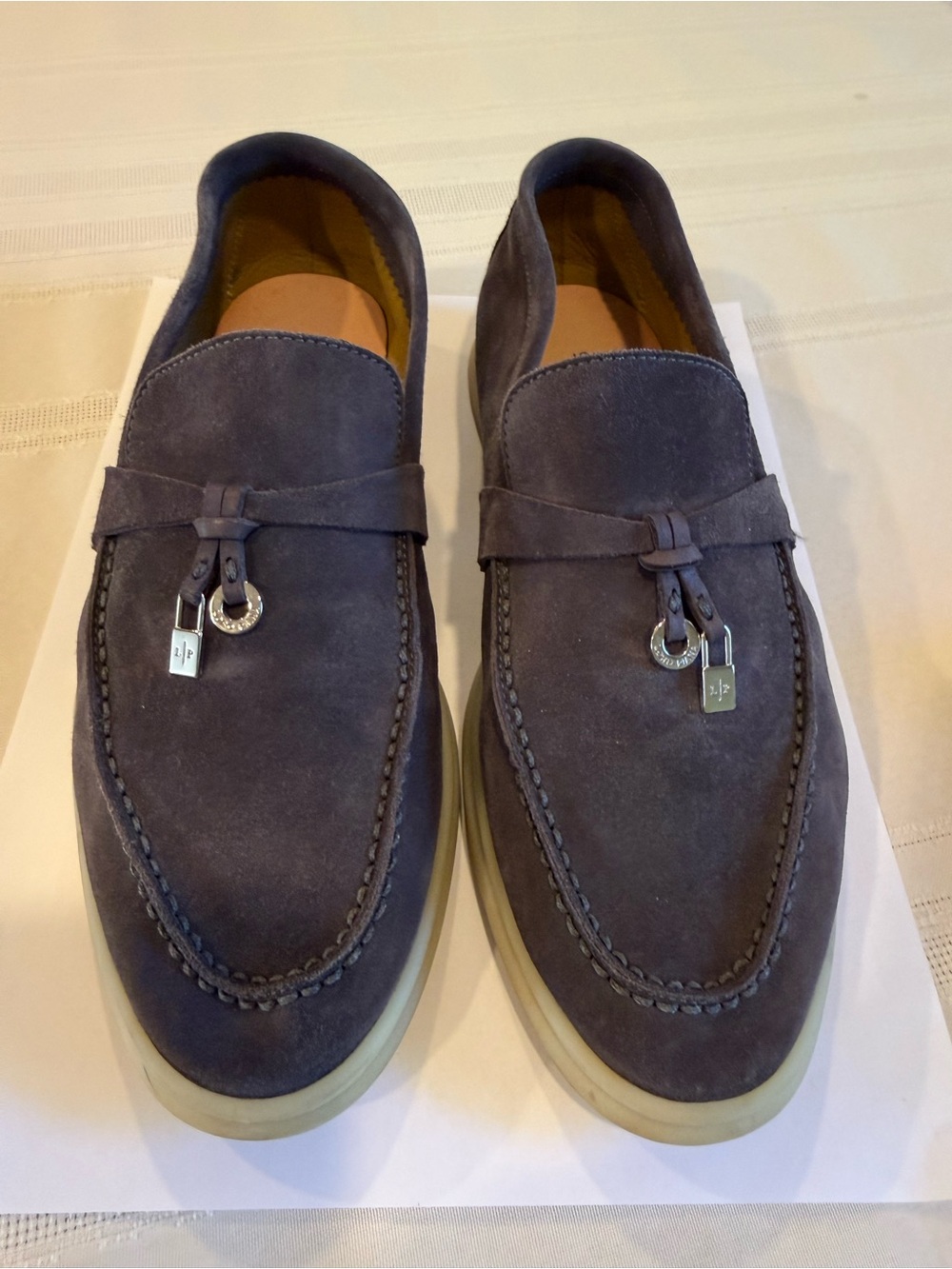 Loro Piana suede women’s loafers. Size 37.